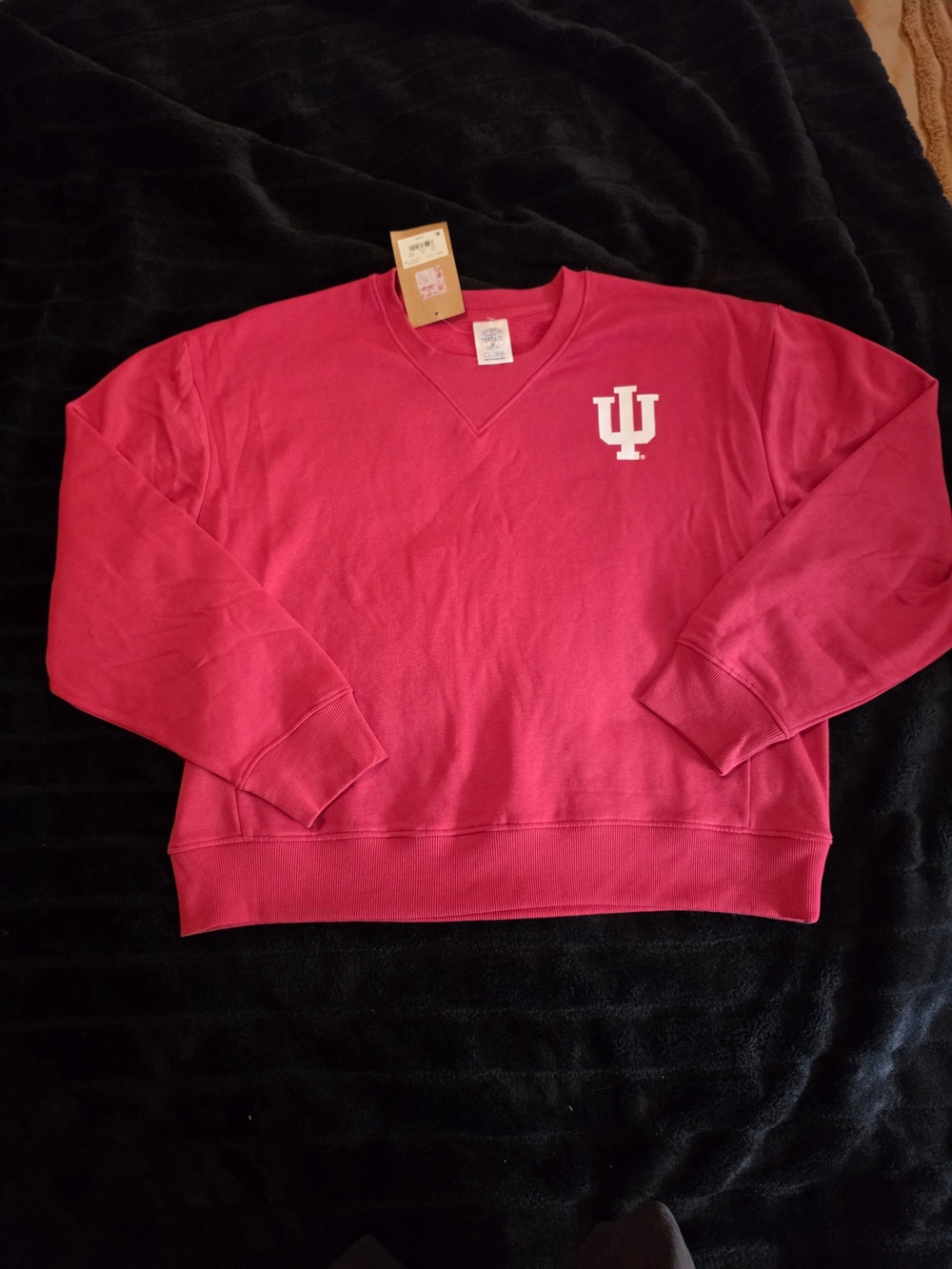 Indiana Hoosiers Varsity Threads Crewneck Sweatshirt - Kids Size L (12/14)